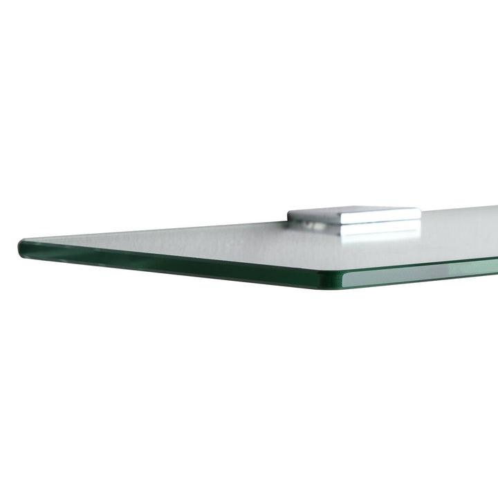 Home Glass Bathroom Shelf - Chrome