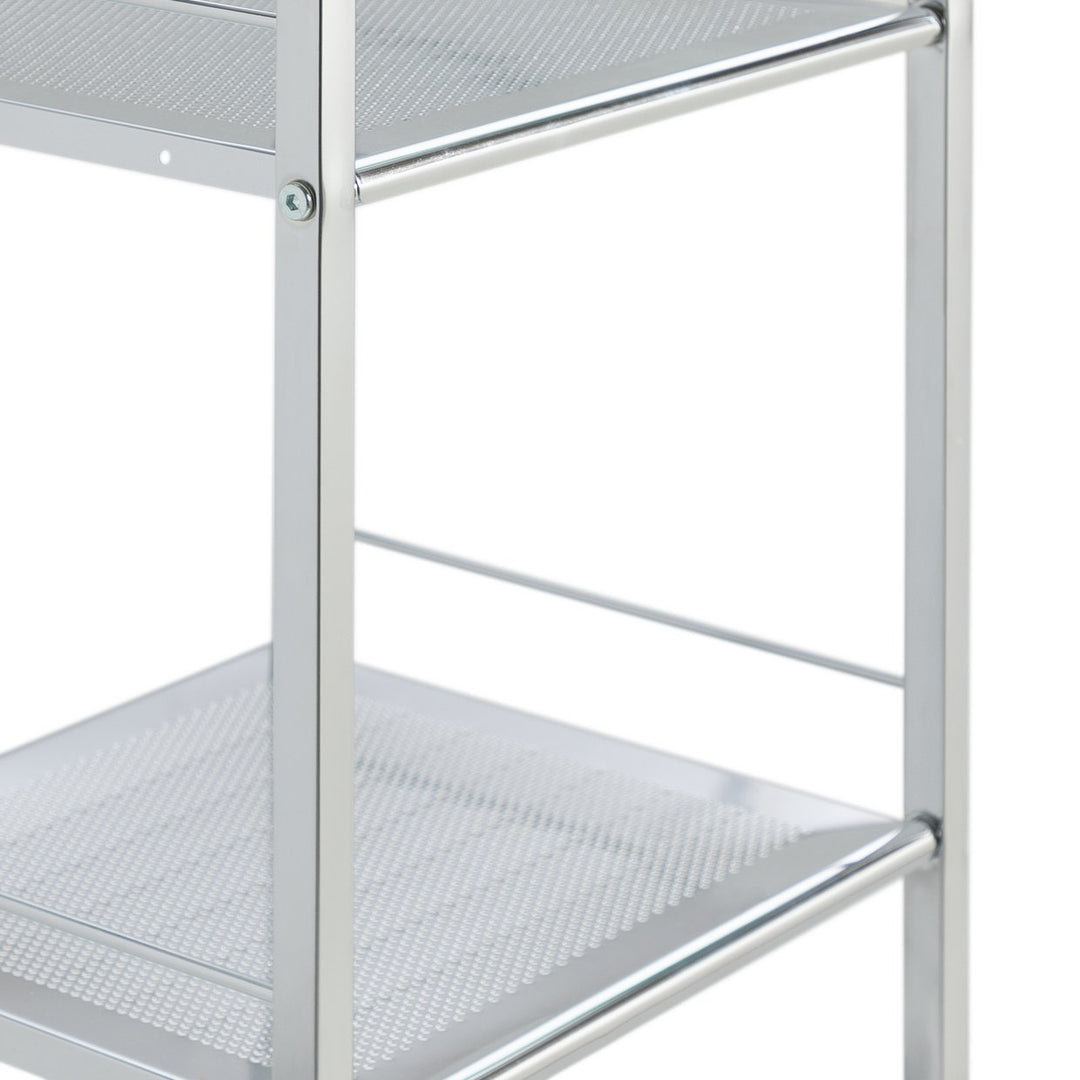 Habitat 6 Tier Bathroom Storage Shelf Unit - Chrome