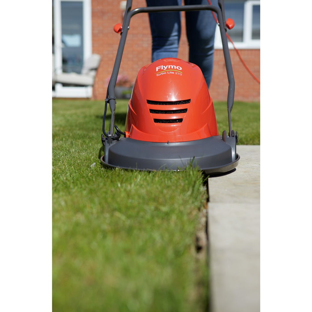Flymo Turbo Lite 270 27cm Corded Hover Lawnmower - 1400W