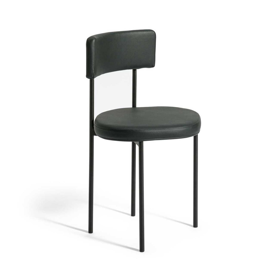 Habitat Jayla Metal Black Dining Table & 4 Black Chairs