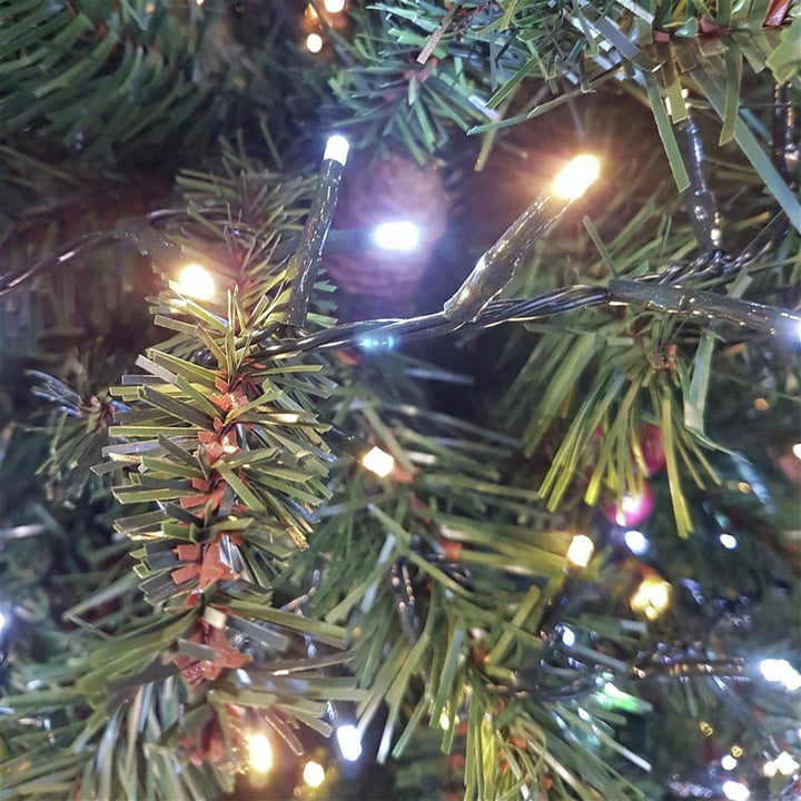 Premier Decorations 1500 TreeBrights with Timer Tree Lights - Warm White & White