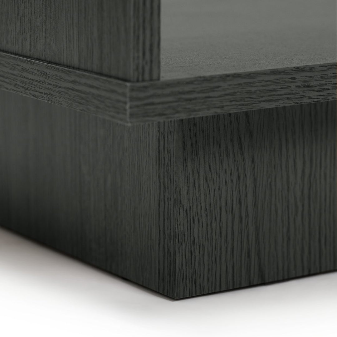 Home Cubes 1 Shelf Coffee Table - Black