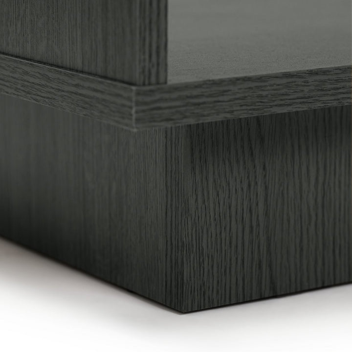 Home Cubes 1 Shelf Coffee Table - Black