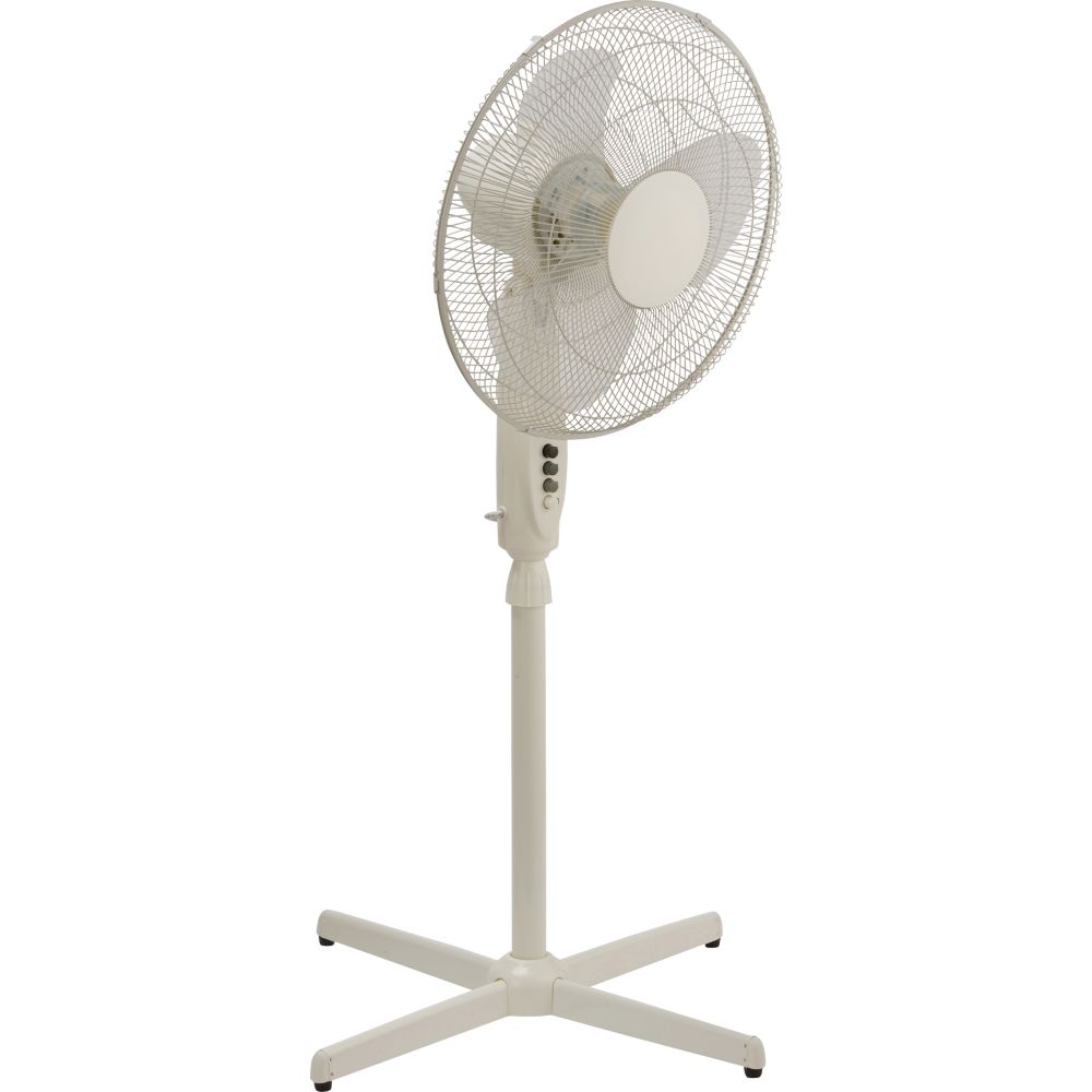 White Oscillating Pedestal Fan - 16 Inch