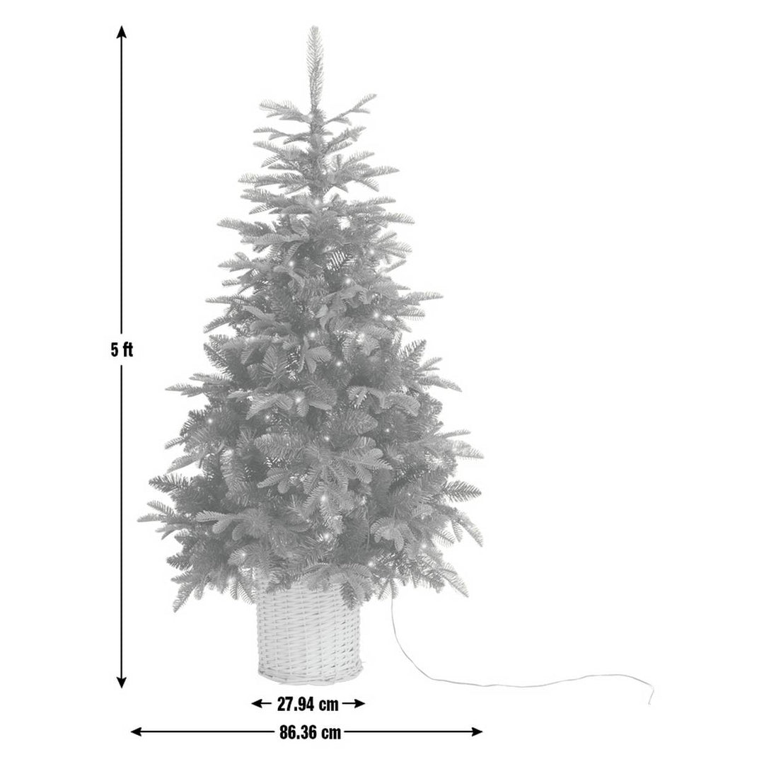 Habitat 5ft Pre lit Premium Natural Look Christmas Tree