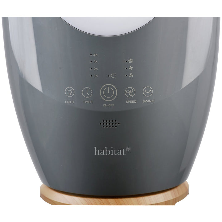 Habitat Grey Desk Fan - 22 Inch