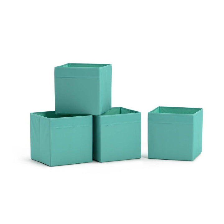 Habitat Set of 4 Plain Storage Boxes - Teal