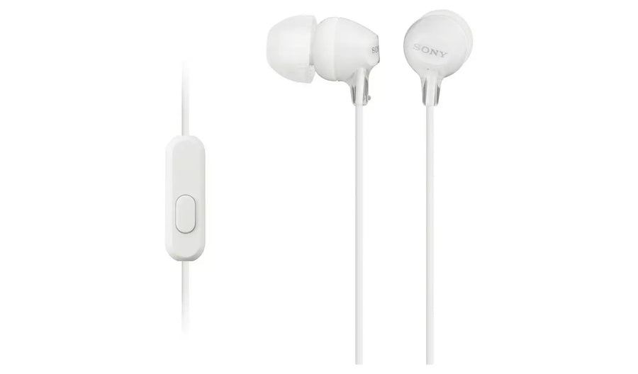 Sony MDR-EX15AP In-Ear Wired Headphones - White