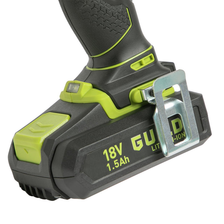 Guild 18V Cordless Impact Drill Driver with 100 Piece Accessory Kit - 2.0Ah