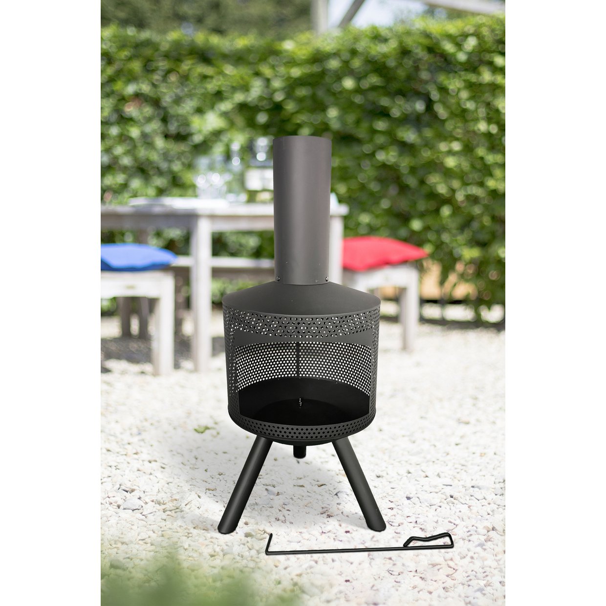 Habitat Steel Chimenea With Poker