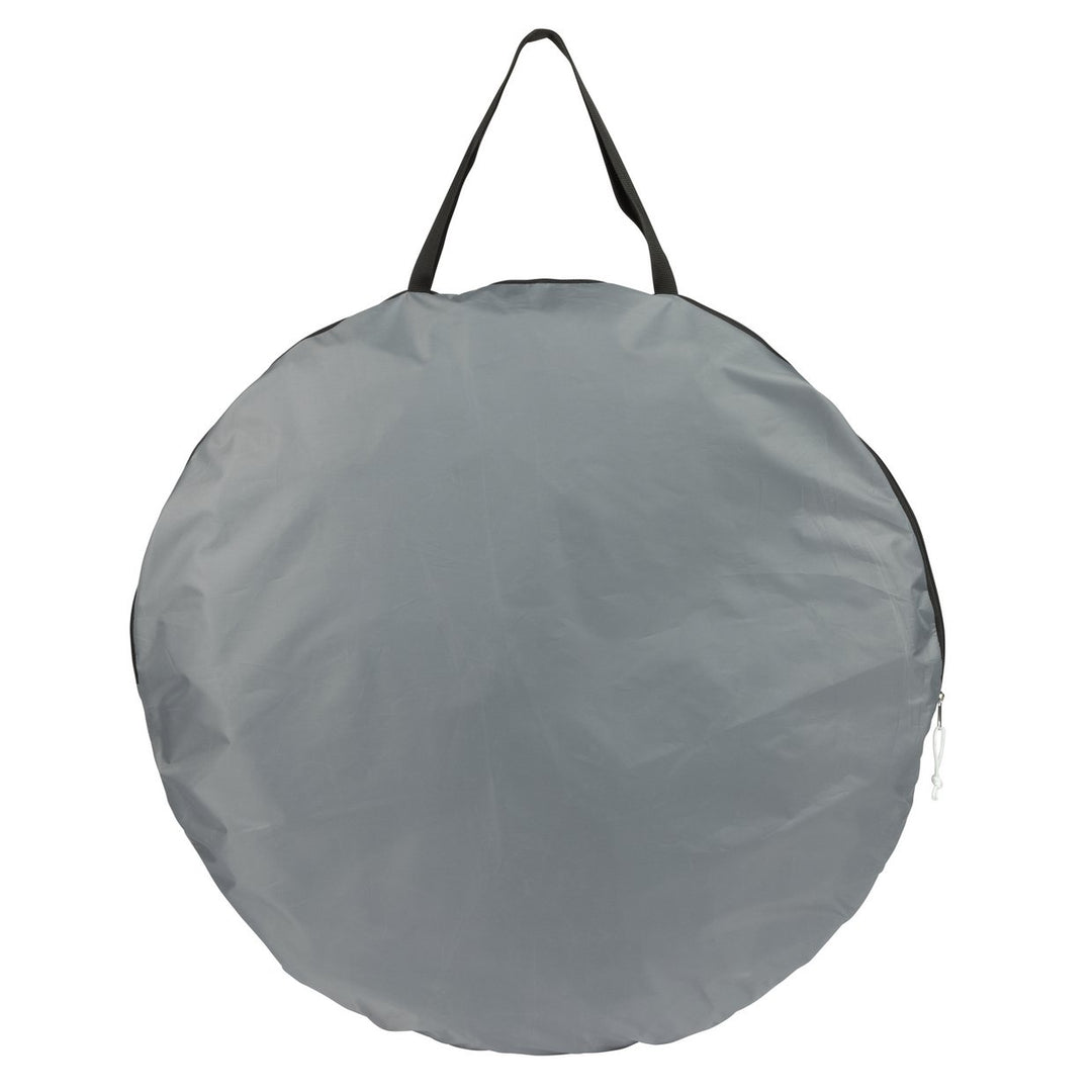Pro Action 4 Man 1 Room Pop Up Camping Tent - Black & Grey