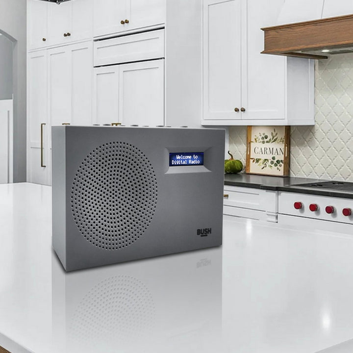 Bush DAB / FM Portable Radio - Sandy Grey