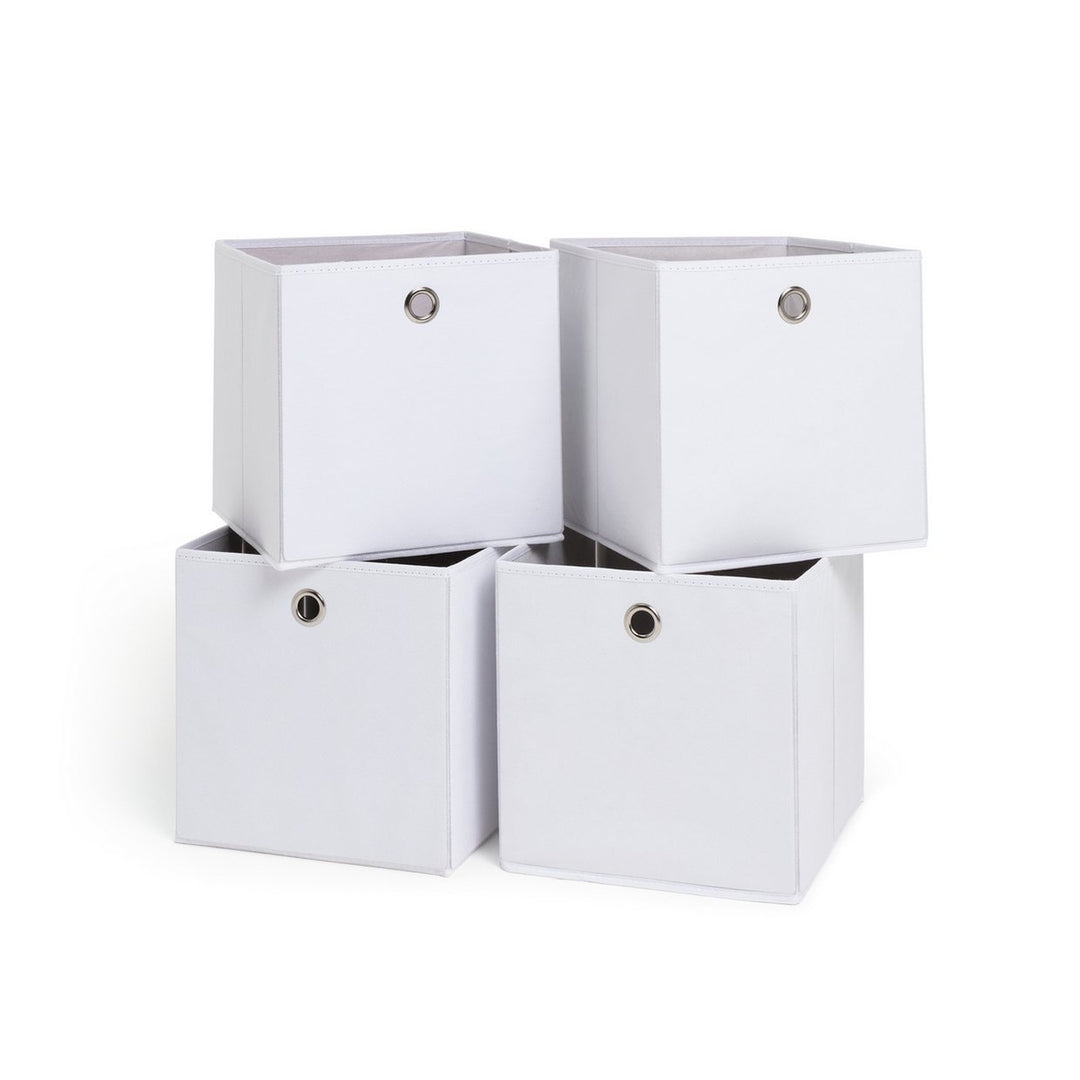 Home Set of 4 Squares Plus Boxes - White