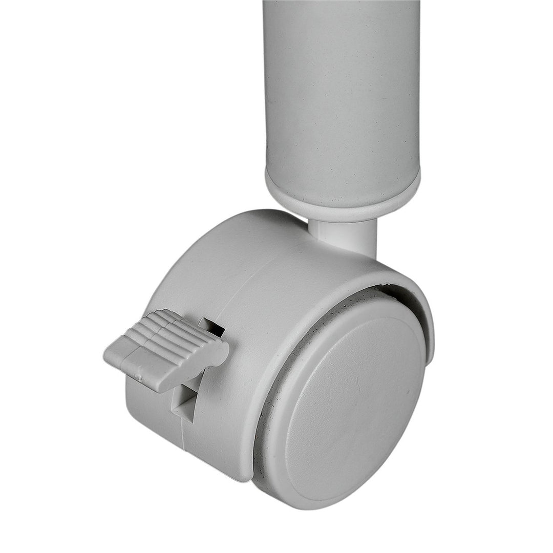 Home Heavy Duty Single Clothes Rail - White