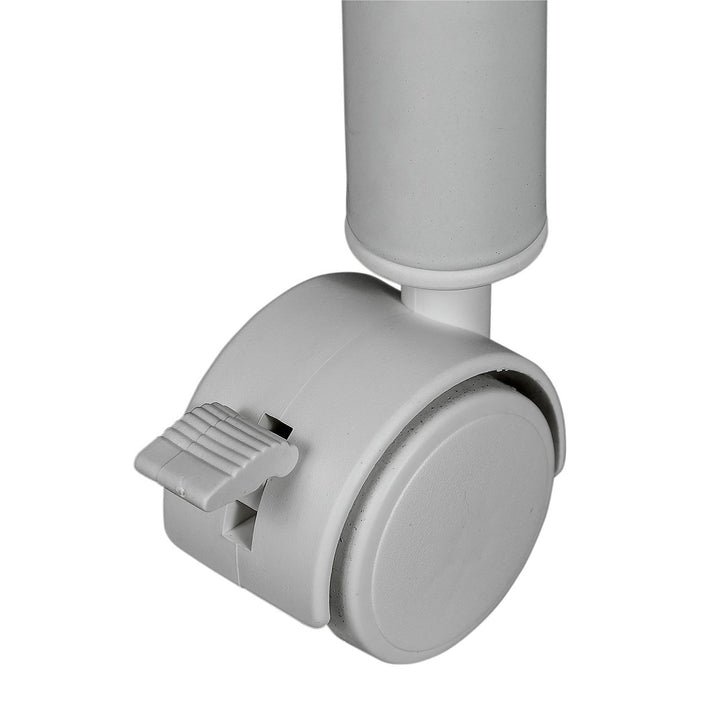 Home Heavy Duty Single Clothes Rail - White