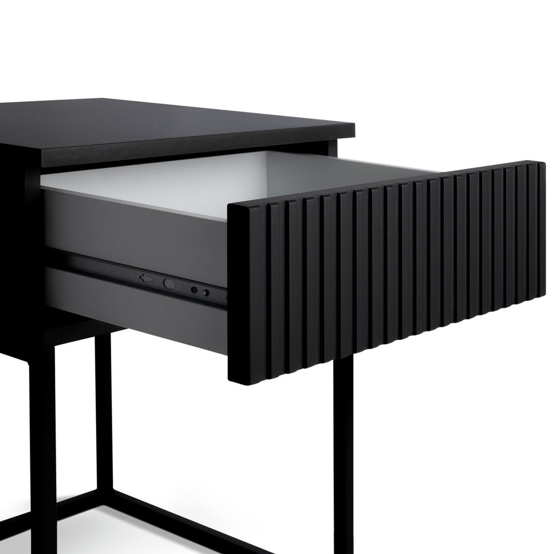 Habitat Digby 1 Drawer Bedside Table - Anthracite