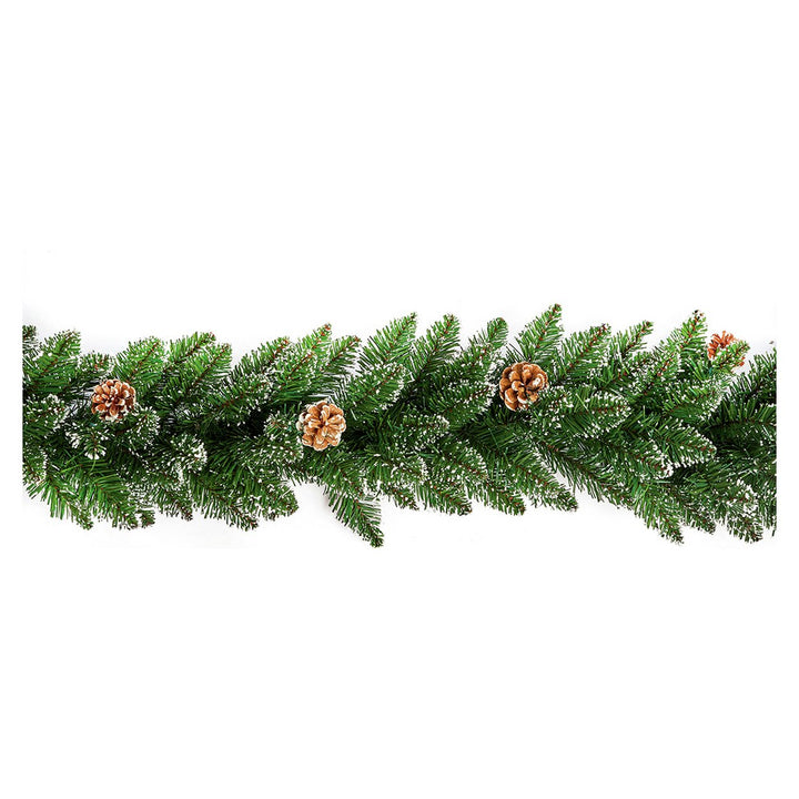 Premier 2.7m Rocky Mountain Christmas Garland - Green