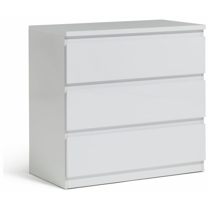 Home Jenson 3 Drawer Chest - Matte White