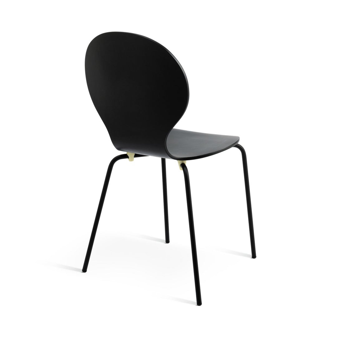 Habitat Bentwood Metal Dining Chair - Black