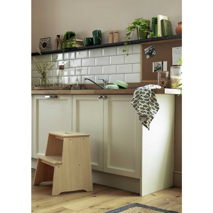 Habitat Seoul Solid Wood Step Stool - Natural