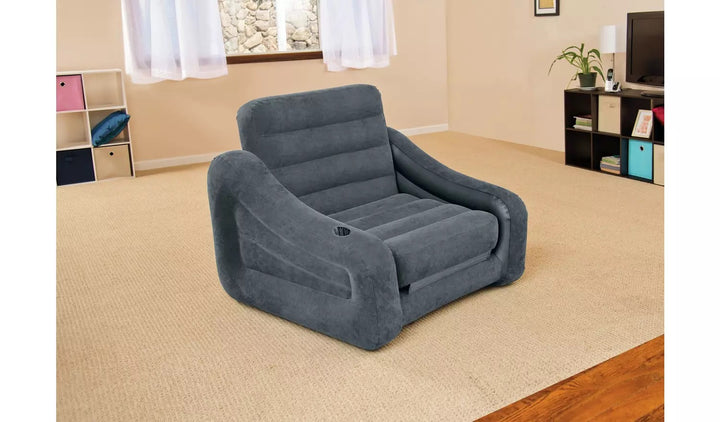 Intex Inflatable Pull Out Camping Chair - Grey