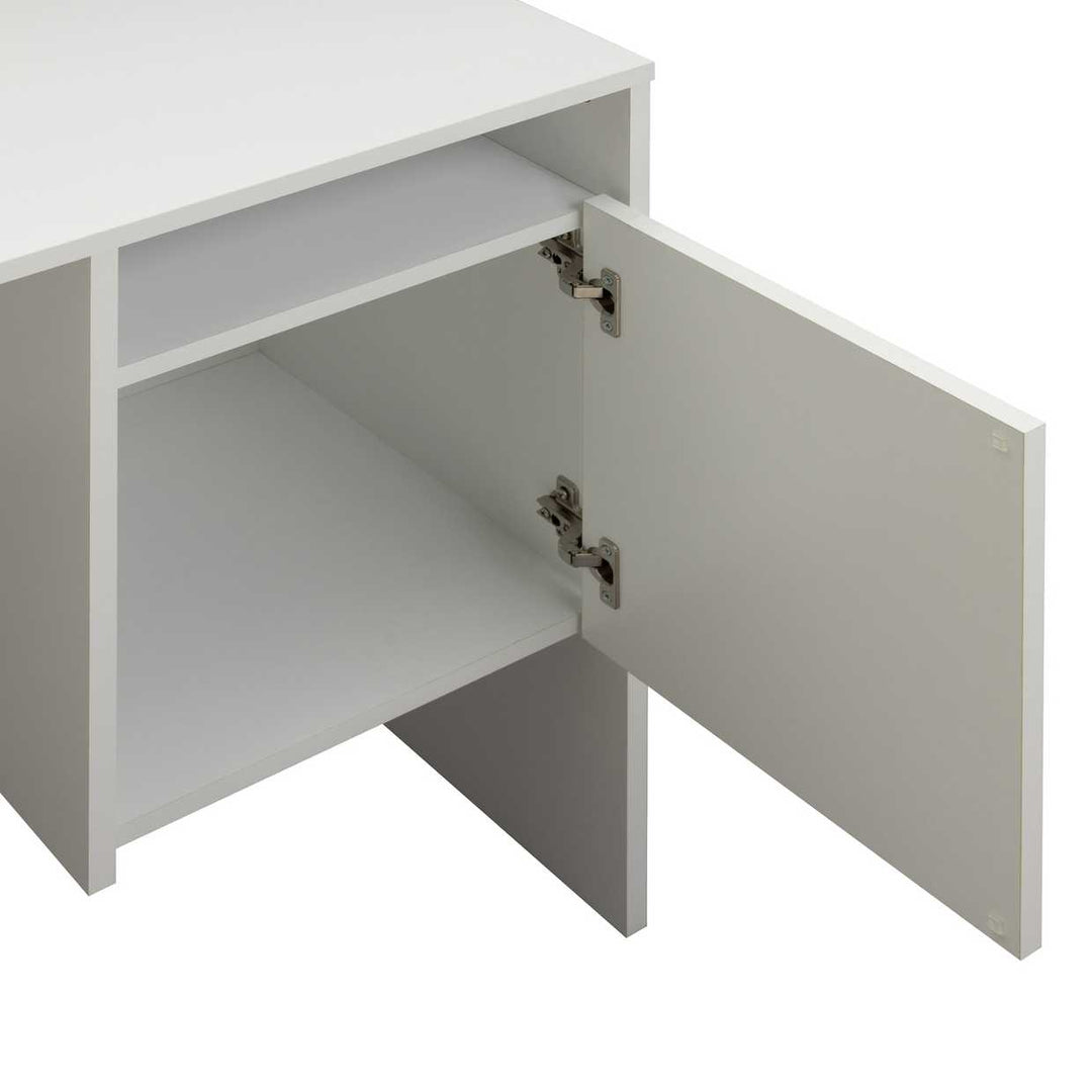 Home Lawson Office Desk - White (Slight Damage to Back)