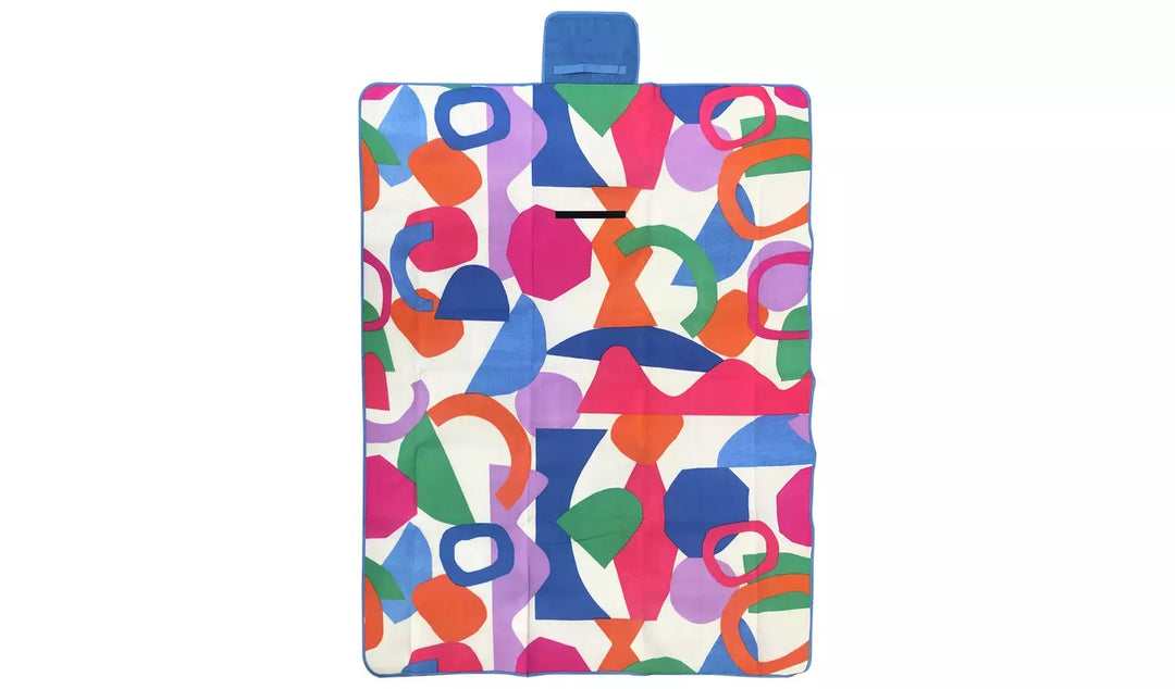 Home Abstract Shapes Fleece Picnic Blanket