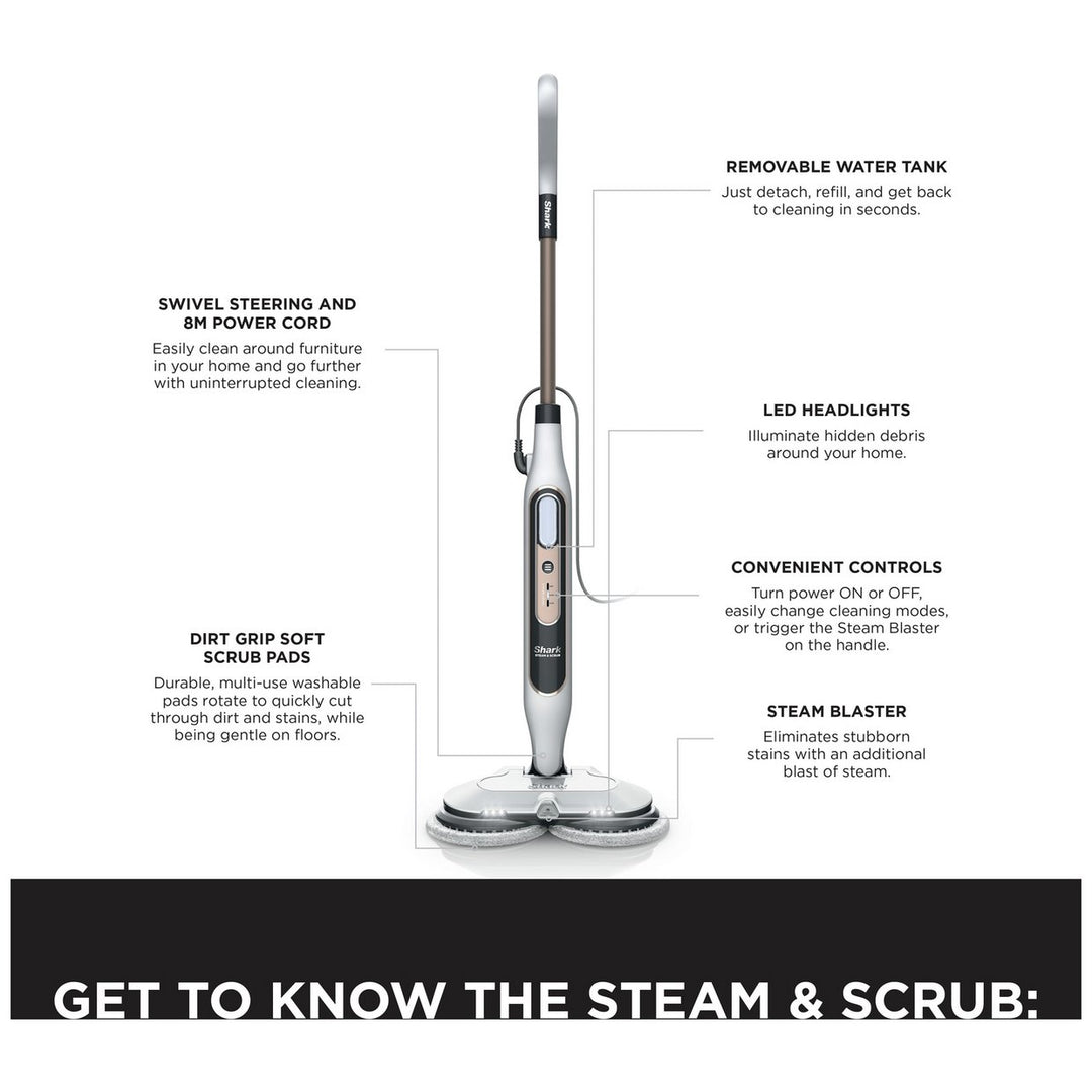 Shark Steam & Scrub Automatic Corded Steam Mop