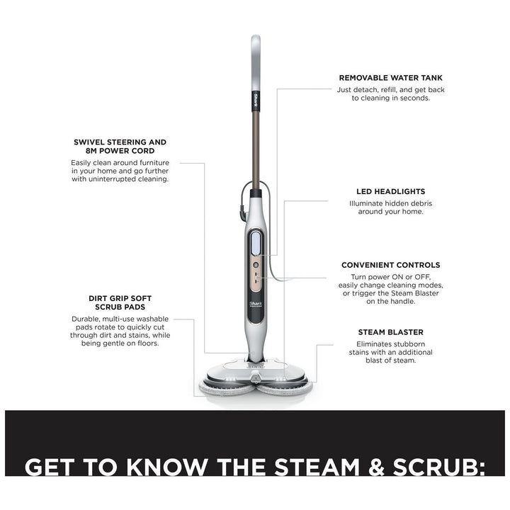 Shark Steam & Scrub Automatic Corded Steam Mop