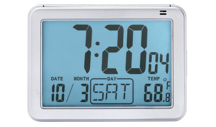 London Clock Company Large Display Digital Alarm Clock