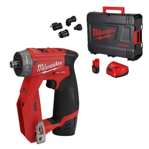 Milwaukee M12FDDXKIT-202X 12V 2 x 2.0Ah Li-Ion RedLithium Brushless Cordless 4 in 1 Drill Driver