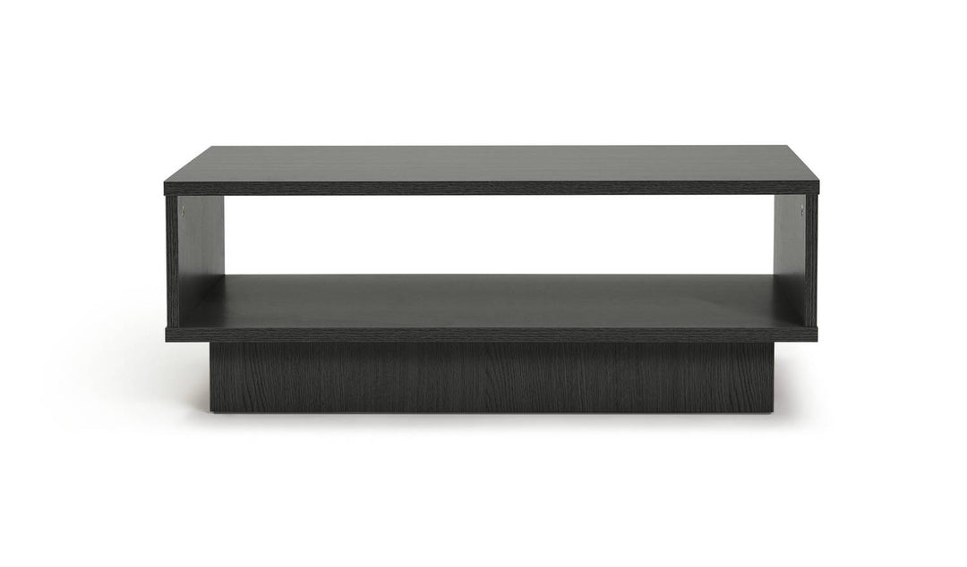Home Cubes 1 Shelf Coffee Table - Black