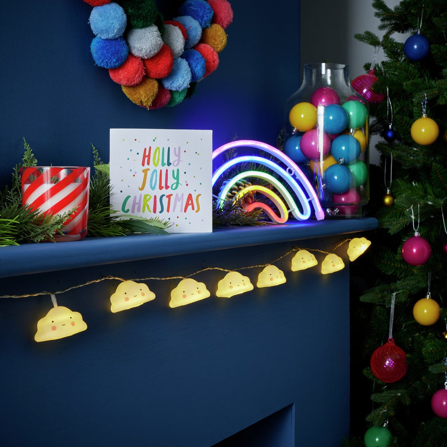 Home Character Christmas String Lights