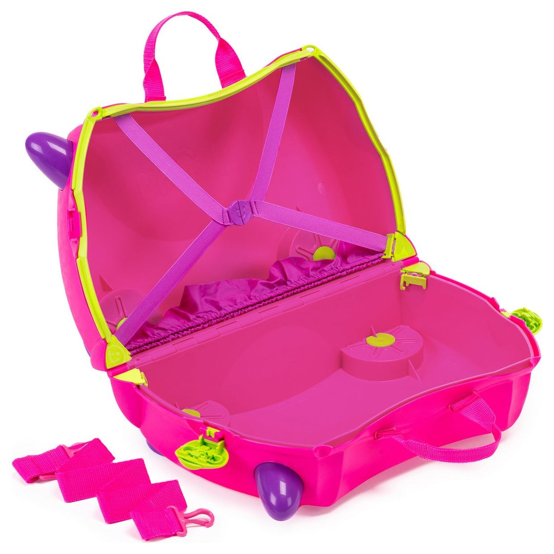 Trunki Trixie 4 Wheel Hard Ride On Suitcase - Pink