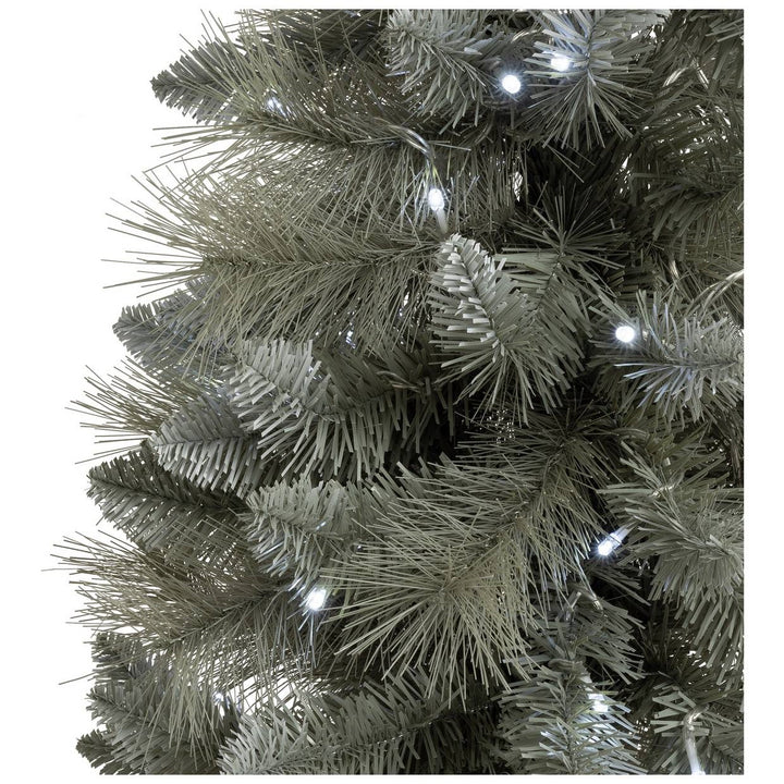 Habitat 6ft Pre lit Silver Snowy Christmas Tree