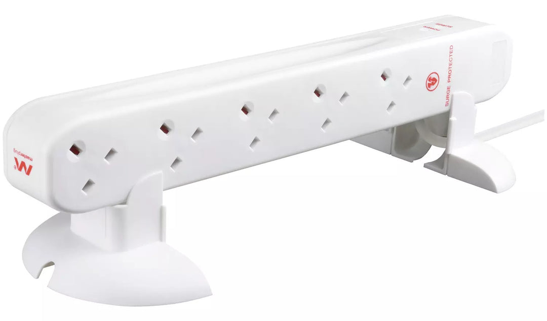 Masterplug 10 Socket Surge Protected Extension Lead - 4m 