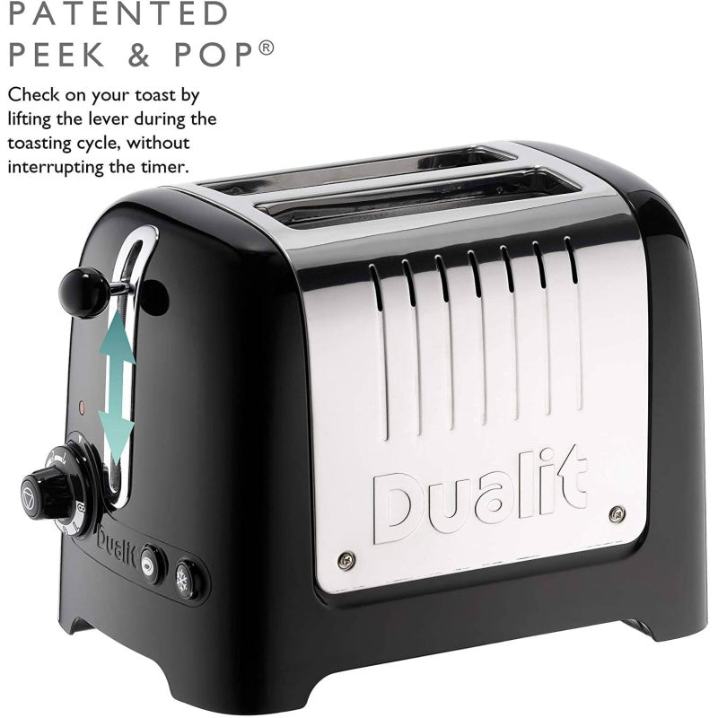 DUALIT Lite 26205 2-Slice Toaster – Black