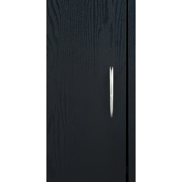 2 Door 1 Drawer Sideboard - Black