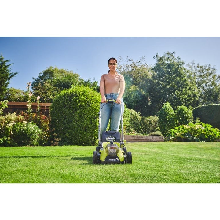 Ryobi RY18LMX33A-0 18V ONE+ Cordless Brushless 33cm Lawn Mower (Bare Tool)