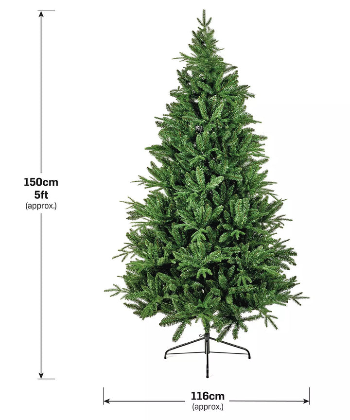 Premier Decorations 5ft Aspen Fir Christmas Tree - Green