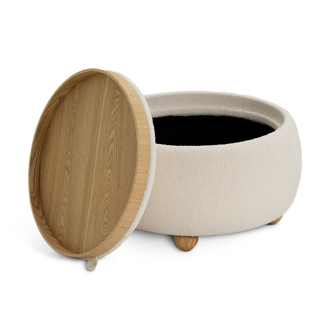 Habitat Adeline Round Coffee Table - Cream