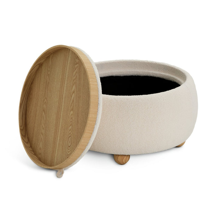 Habitat Adeline Round Coffee Table - Cream