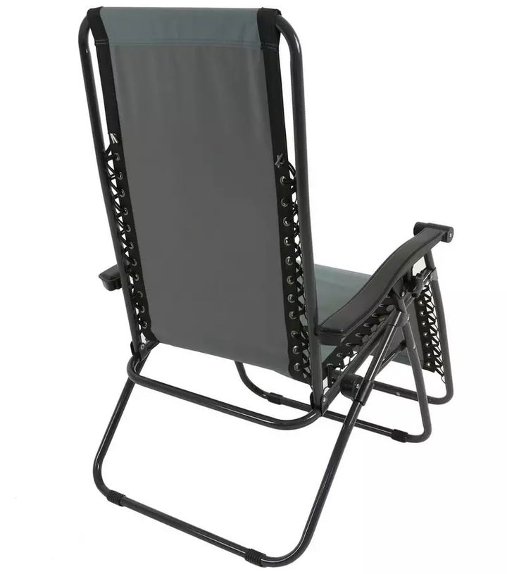 Regatta Colico Lounging Chair - Black / Sealgrey