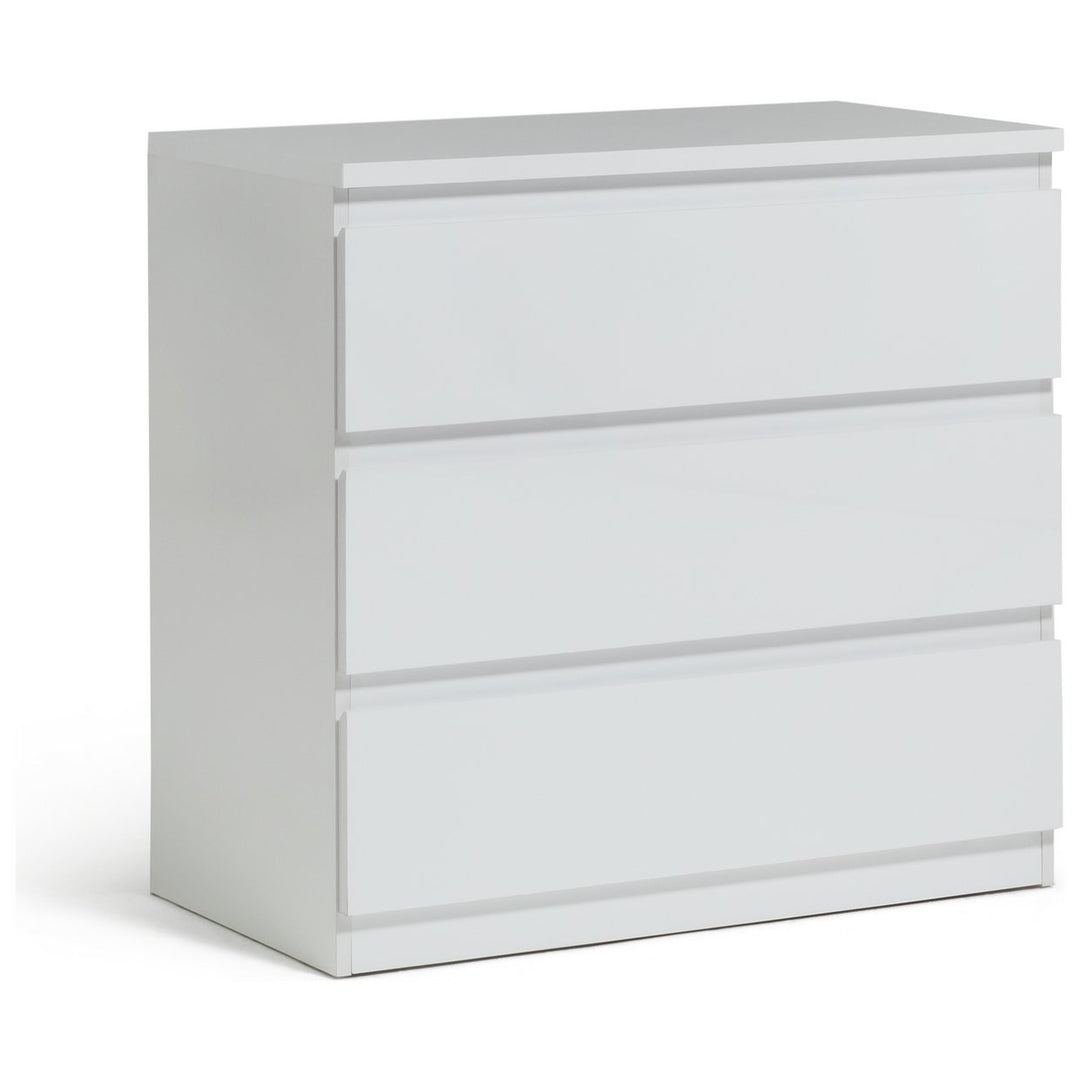 Home Jenson 3 Drawer Chest - Matte White