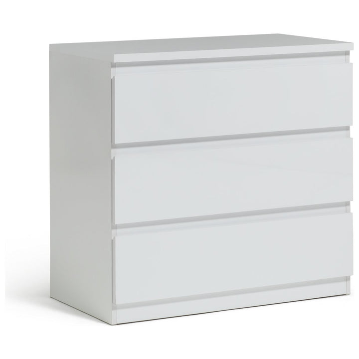 Home Jenson 3 Drawer Chest - Matte White