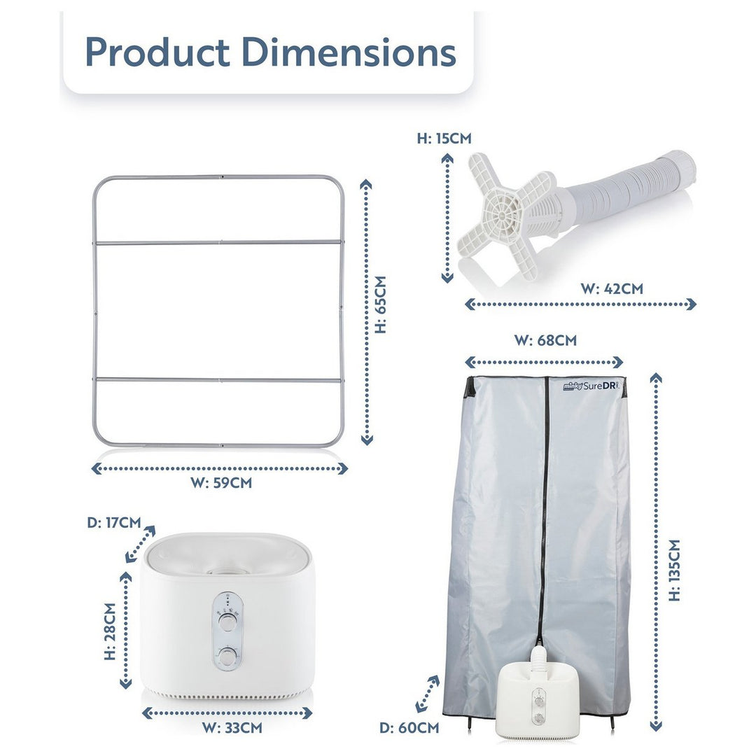 Minky Sure Dri Heat Pod Drying System
