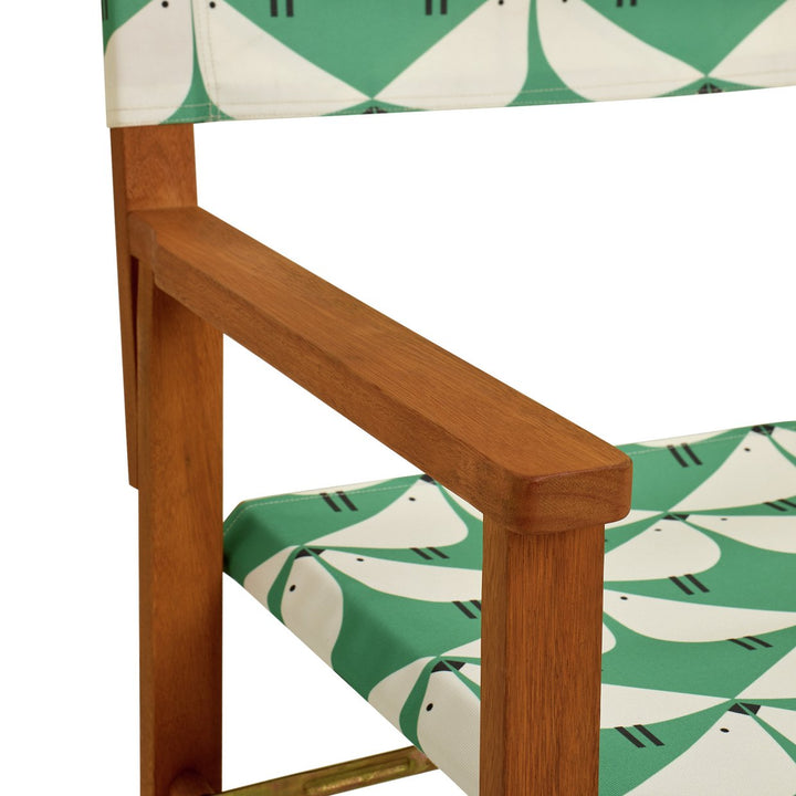 Habitat x Scion Folding Wooden Garden Director Chair - Lintu