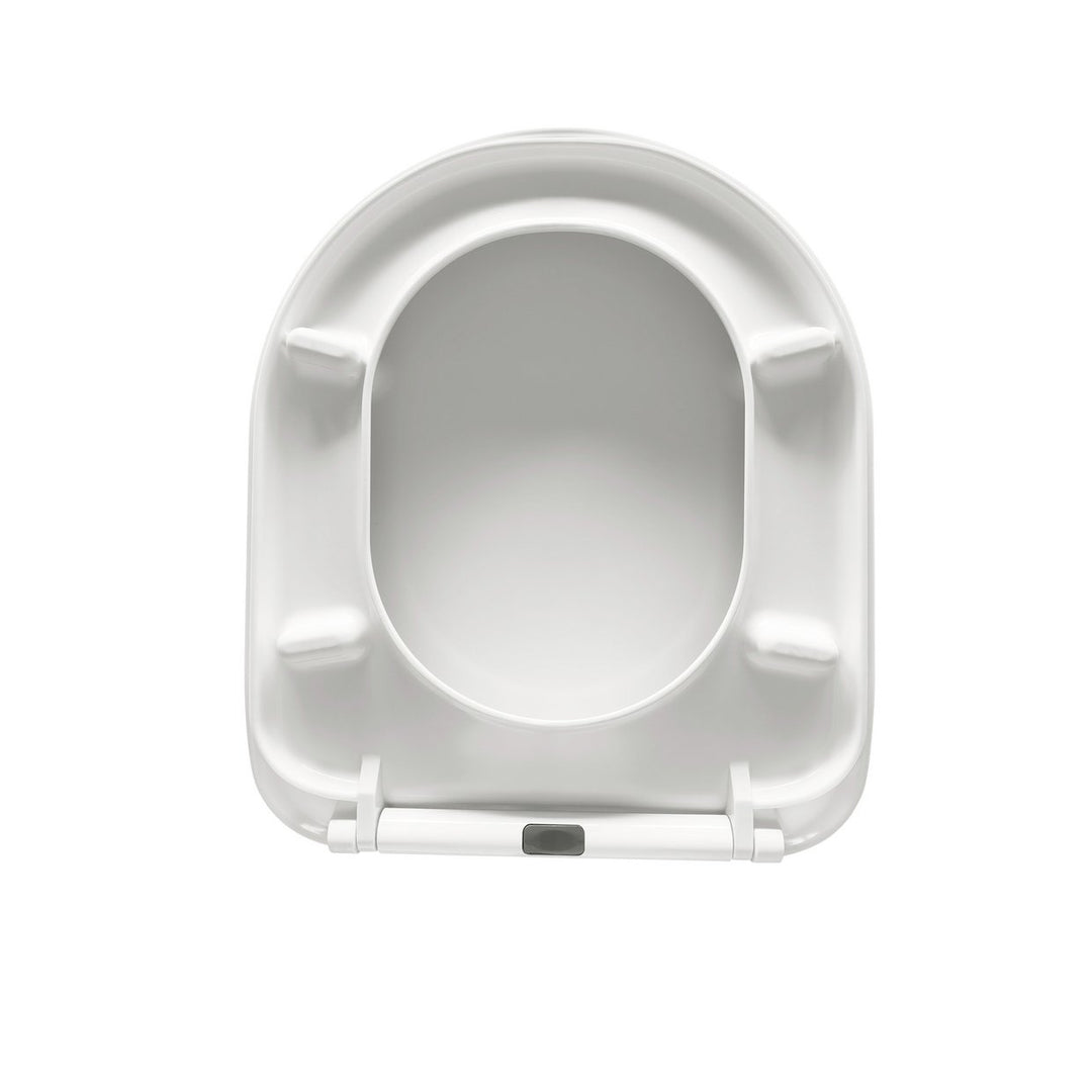 Home Square Thermoplastic Slow Close Toilet Seat White