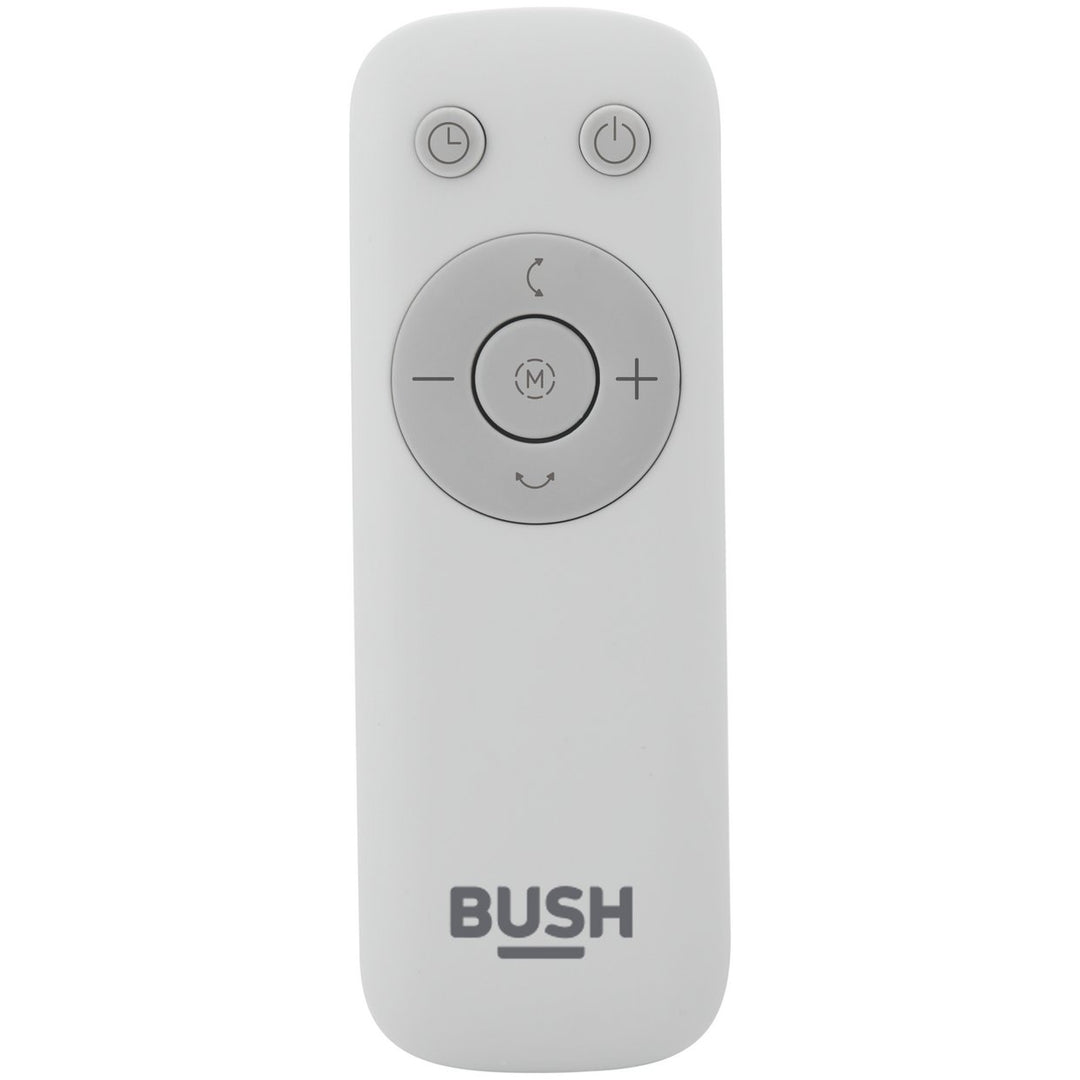 Bush 6 Inch White Desk Fan with Remote Control