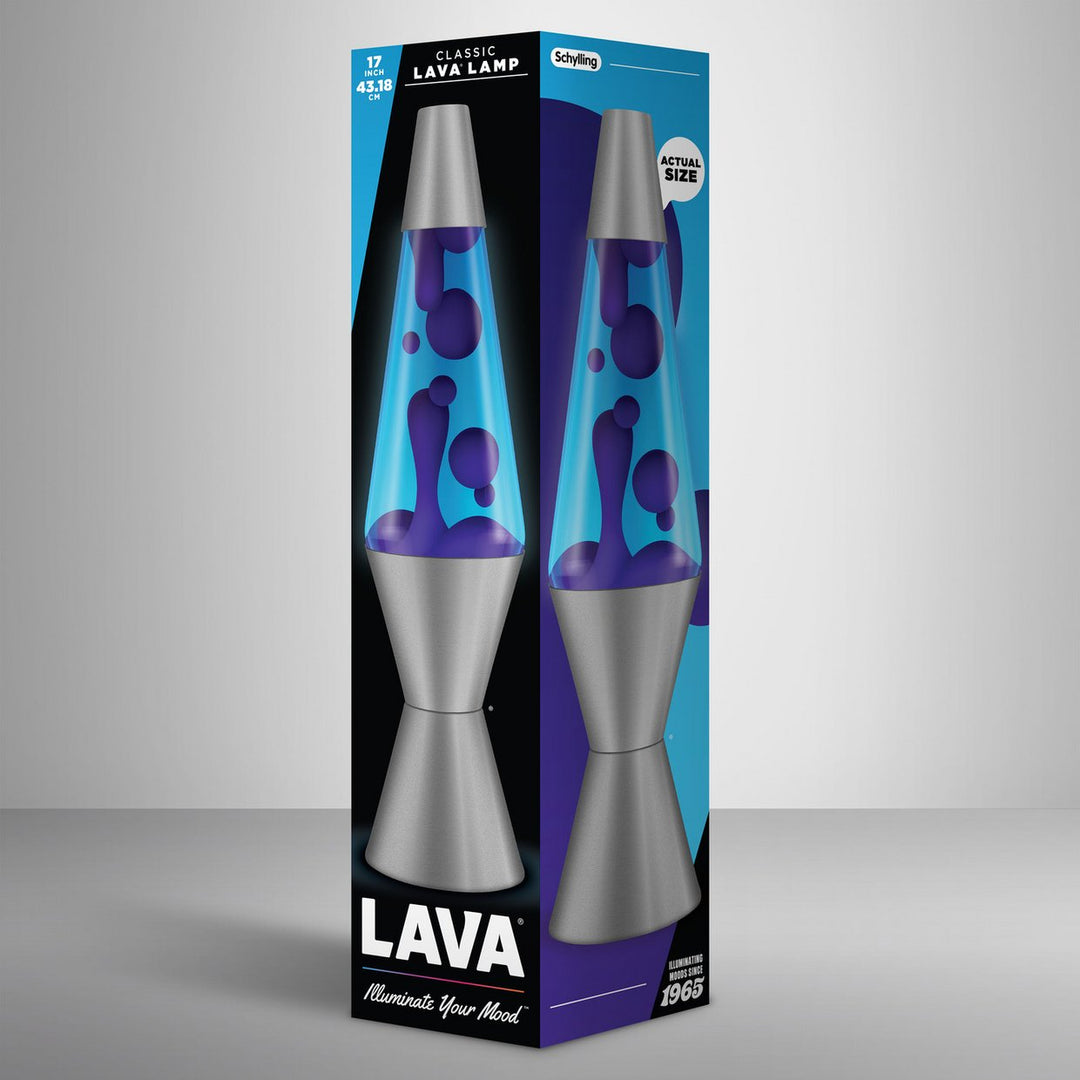 Lava 17in Midnight Cascade Lamp - Blue
